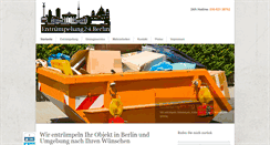 Desktop Screenshot of entruempelung-berlin24.de